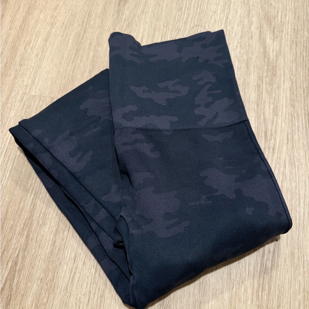 SPANX Black Camouflage Leggings